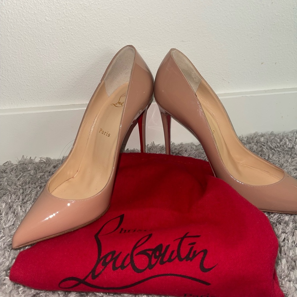 Christian Louboutin Pigalle beige, never worn, brand new condition size 40